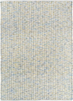 Brink en Campman - Grain 13507 Vloerkleed - 160x230 - Rechthoek - Laagpolig,Structuur Tapijt - Landelijk - Blauw, Geel, Wit