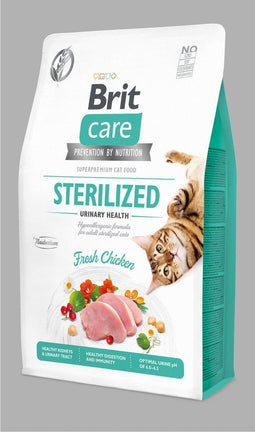 Brit Care Cat Grainfree Adult Sterilized Urinary Health Fresh Chicken 2 kg - Kat