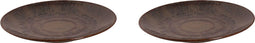 Palmer Bord coupe Victory 21 cm Bruin Stoneware 2 stuks