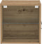 vidaXL - Zwevende - Plank - Artisan - Eiken - 40x28,5x40 - cm - Geengineerd - Hout