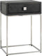 Richmond Interiors Nachtkastje Blackbone silver 1-lade (Black rustic)