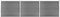 vidaXL - Schuttingpanelenset - 872x146 - cm - HKC - bruin
