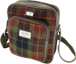 Reistas Tay Bruin (Rust) - Compact - 27x23x9 - Harris Tweed - Glen Appin of Scotland