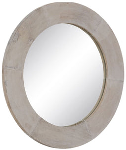 Wandspiegel Wit Natuurlijk Verticaal 61 x 2,5 x 61 cm