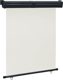 vidaXL - Balkonscherm - 145x250 - cm - crèmekleurig