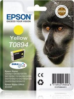 Epson T0894 - Inktcartridge - DURABrite Ultra - Geel