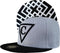 Capiche® Snapback Pet Heren – De X – Grijs & Zwart – Verstelbaar met Druksluiting – Sportcap – Baseball Cap – Mannen Cap