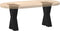 vidaXL - Salontafelpoten - 2 - st - X-vormig - 28x(42-43) - cm - staal - zwart