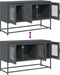 vidaXL - Tv-meubel - 100,5x39x60,5 - cm - koudgewalst - staal - antracietkleurig