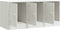 vidaXL Tv-meubel - 99x39x44 cm - koudgewalst staal - wit