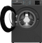 Beko BM3WFT3841A - Wasmachine - A Energieklasse 8kg 1400 RPM 15 programma's Anthracite