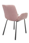 Zuiver Brit Armstoel - Velvet - Roze - Set van 2