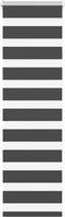 vidaXL - Zebra - rolgordijn - 55x100 - cm - stofbreedte - 50,9 - cm - zwart