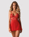 Obsessive Babydoll & String – Erotische Babydoll – Maat L/XL – Rood