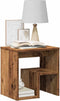 vidaXL - Nachtkastjes - 2 - st - 40x30x40 - cm - bewerkt - hout - oud - houtkleurig