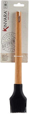 Siliconen Gebakskwast Zwart beukenhout 5 x 1,8 x 28 cm (48 Stuks)