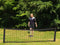 AXI multifunctioneel Sportnet - 300x80cm - Voor voetvolley tennis rebounder - Zwart