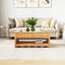 vidaXL - Koffietafel - 'DRAMMEN'99x55x45 - cm - Massief - Houten - Dennenhout
