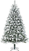 Black Box Chandler Franse kunstkerstboom frosted maat in cm: 230 x 127 groen - GROEN