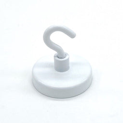 Plafondmagneet met haak wit 40 mm 12 kg