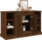 vidaXL - Dressoir - 100x35,5x60 - cm - bewerkt - hout - bruin - eikenkleur