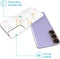 iMoshion Hoesje Geschikt voor Samsung Galaxy S22 Hoesje Siliconen - iMoshion Design hoesje - Wit / White Marble