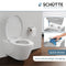 SCHÜTTE 82600 - WC-Bril - Soft Close - Afklikbaar - Duroplast - Wit