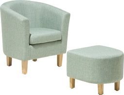 Beliani HOLDEN - Fauteuil - Groen - Kunststof