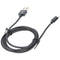 Ansmann USB-A naar Micro-USB - Data- en oplaadkabel - 120 cm - Zwart