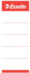 Esselte 81080 - Rugetiketten - Sterk kartonnen materiaal - 100 stuks