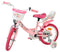 Eenhoorn Roze Kinderfiets - 35,5 cm - 3,5-5 jaar - Hand- & terugtraprem - Zijwieltjes - Verstelbaar zadel - Poppenzitje & mandje