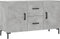 vidaXL - Dressoir - 100x36x60 - cm - bewerkt - hout - betongrijs
