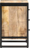 vidaXL - Nachtkastje - 40x35x55 - cm - massief - mangohout