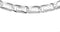Vigor ketting arendsoog 7 mm 60 cm - Schakelketting - Gepolijst - Zilver
