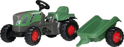 Rolly Toys Fendt Vario - Traptractor met aanhanger - Groen