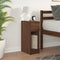vidaXL - Nachtkastje - met - lade - 20x36x60 - cm - bruin - eikenkleur