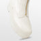 PS Poelman KIMMY - Chunky Chelsea Enkellaarzen - Gouden rits - Wit Crème - Maat 39