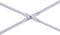 vidaXL - Computerbureau - 110x60x138 - cm - bewerkt - hout - wit