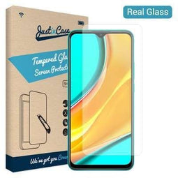 Just in Case - Tempered Glass - 9H hardheid - Xiaomi Redmi Note 9