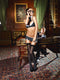 Baci Lingerie Sexy Secretaresse Set Lingerie - S/M - Zwart