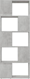vidaXL-Boekenkast/kamerscherm-60x24x155-cm-betongrijs