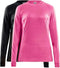 Craft Core Thermoshirt - 2-Pack Lange mouw Dames - Slim fit Ronde hals - Zwart