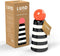 Lund - Skittle Drinking Bottle Double Walled 500 ml Stripes & Coral