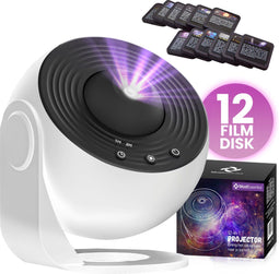 MostEssential 12-in-1 Projectorlamp - Sterren Projector - 360° Draaibaar - Galaxy Projector