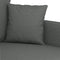 vidaXL Fauteuil 60 cm stof donkergrijs