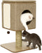 Jack And Vanilla Molly Kattenmeubel - Krabmeubelen - Krabpaal kat - Katten krabpaal - Bruin - 42x42x67cm Molcf2510
