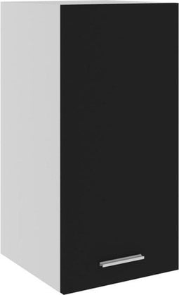 vidaXL - Hangkast - Lyon - 29,5x31x60 - cm - bewerkt - hout - zwart
