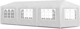 Partytent - 900 x 300 cm - verwijderbare zijwanden - bestand tegen zon en regen