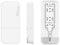 MikroTik wAP 60G - Bridge - 1x Ethernet 1Gbps - 1x PoE (802.3af) 1x PoE+ (802.3at) - Hoogte 185mm Breedte 85mm