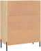 vidaXL - Dressoir - 69,5x34x90 - cm - bewerkt - hout - sonoma - eikenkleurig